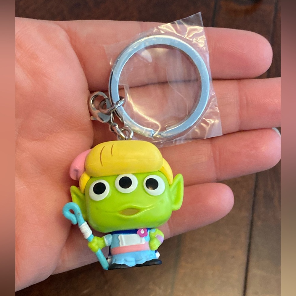 Pixar Disney Bo Peep Toy Story Alien Key Chain NWOT